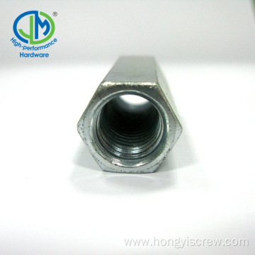 Carbon steel Long Hexagon Rod Coupling Nuts